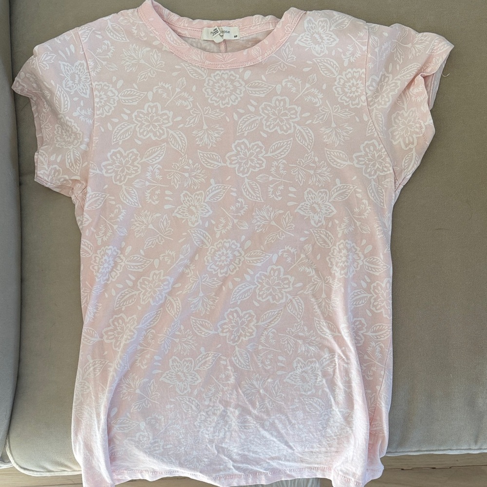 rag & bone Pink Floral Top